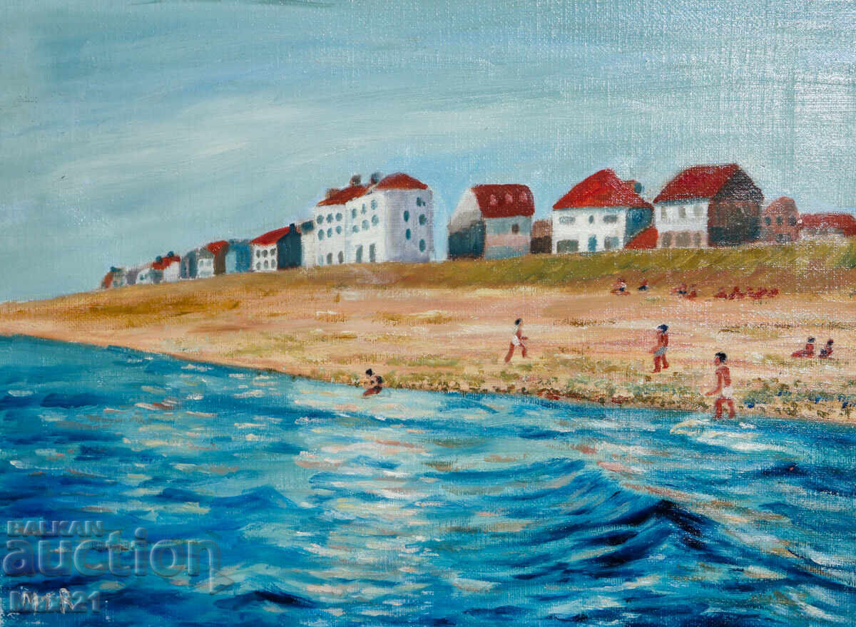 Auction  Seascape painting oil paints