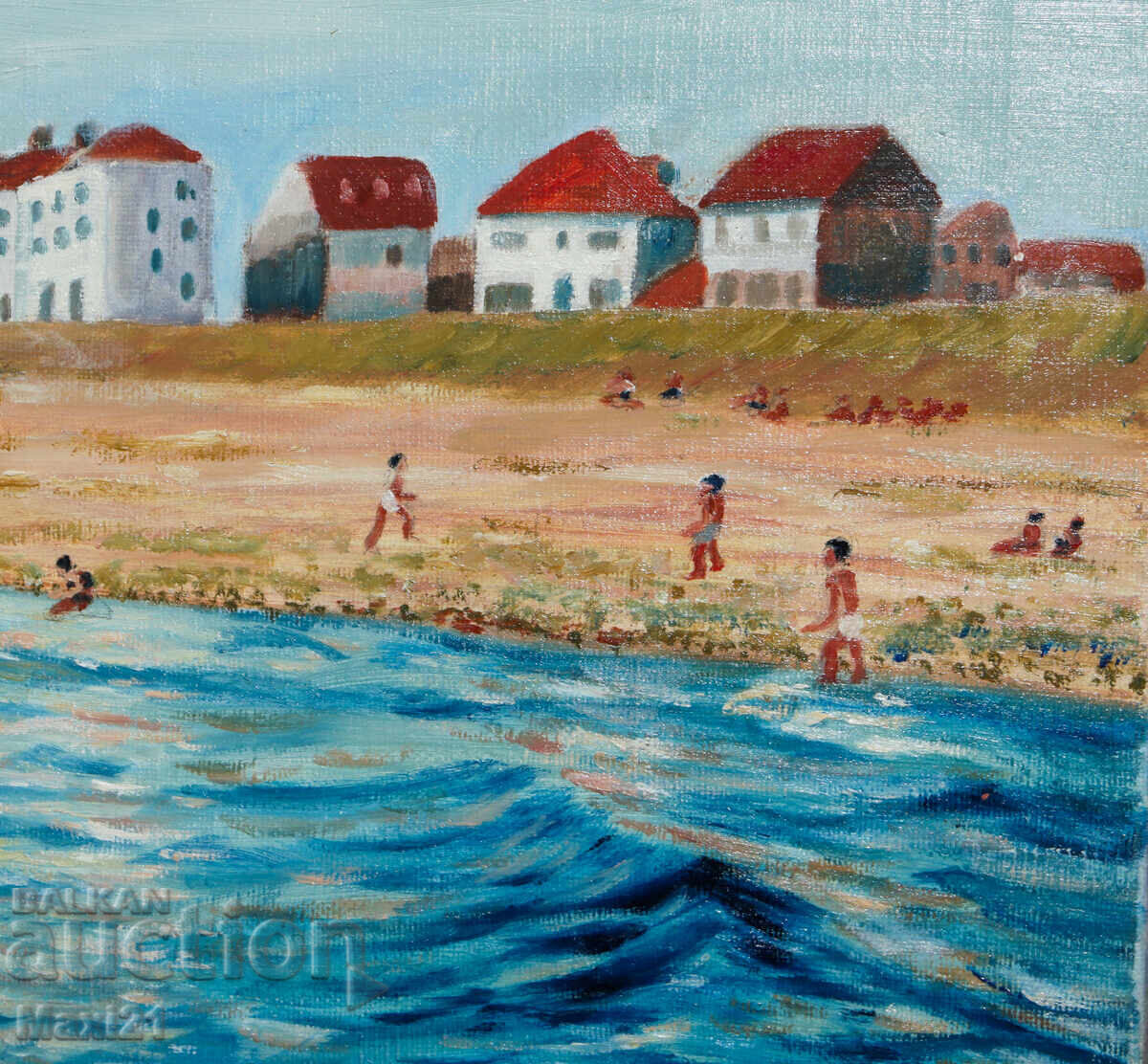 Seascape painting oil paints - 6