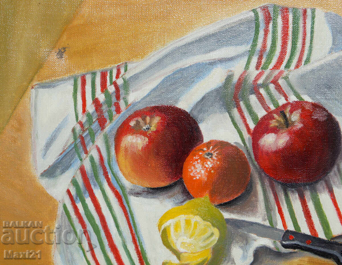 Παράδοση Νεκρή φύση με φρούτα, ελαιογραφία Παράδοση Νεκρή φύση με φρούτα, ελαιογραφία