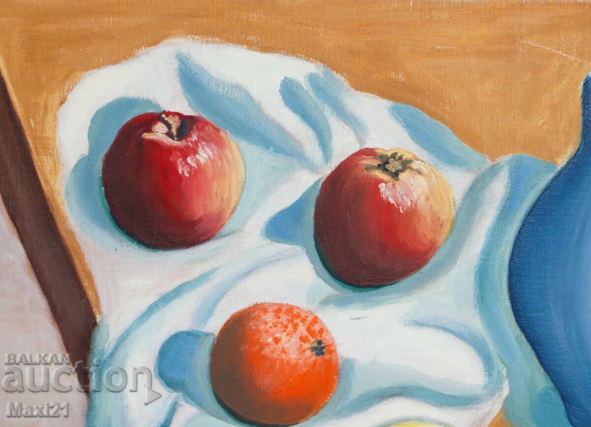 Delivery of Still life fruit painting oil paints