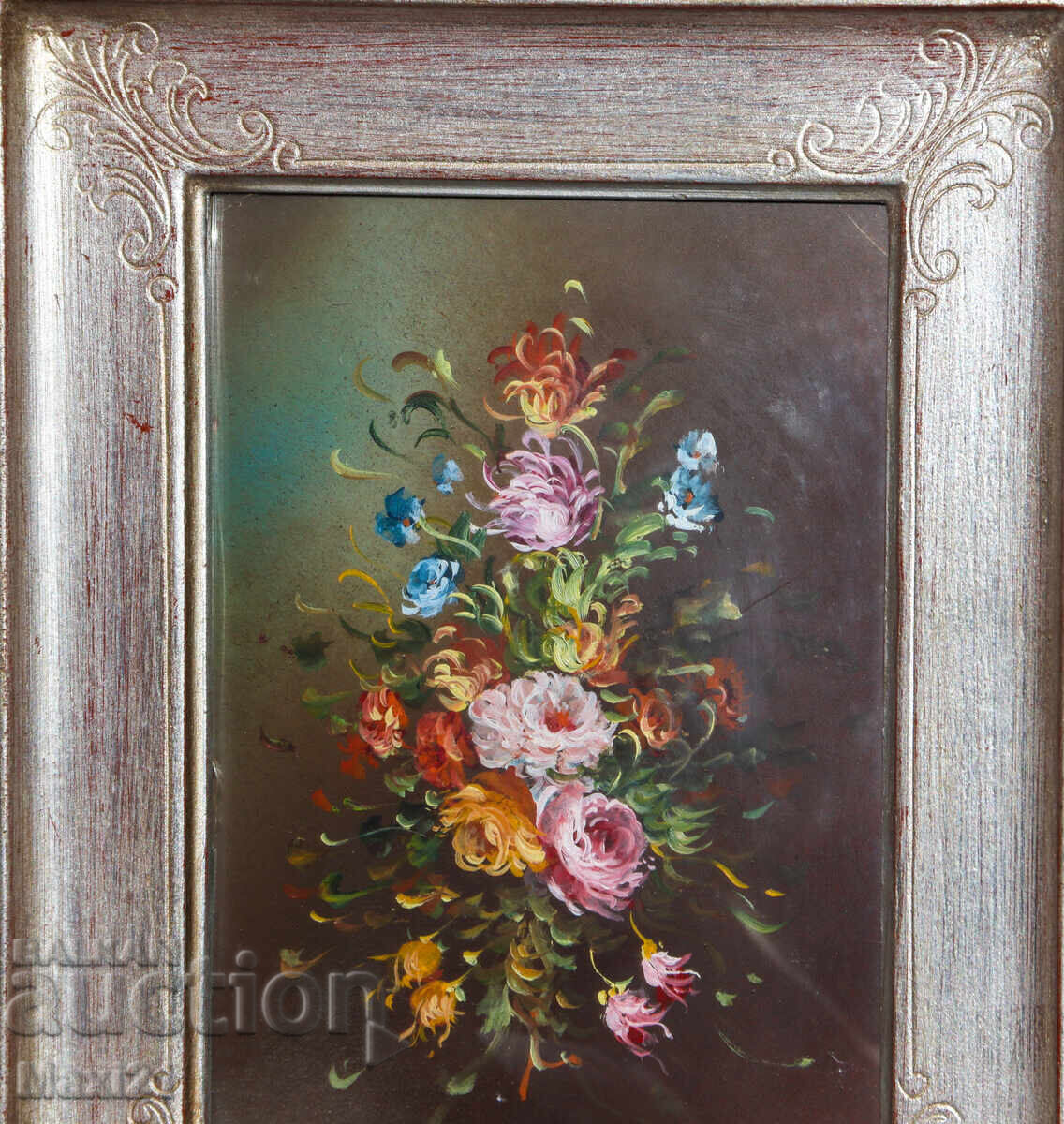 Frumoasă pictură natură statică cu flori guașă - 5