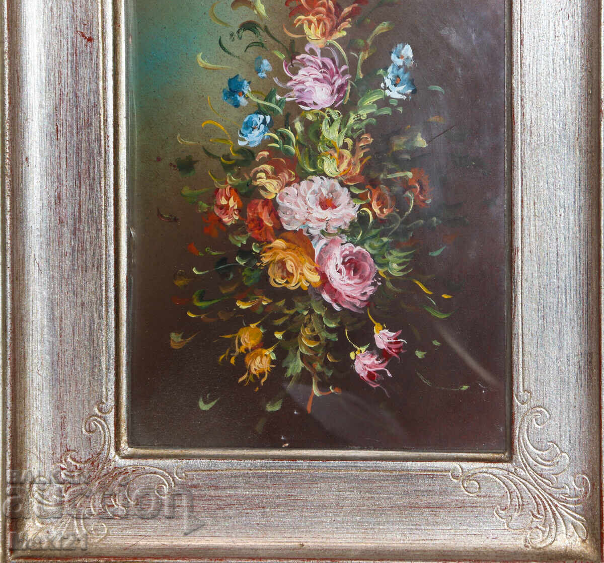 Frumoasă pictură natură statică cu flori guașă - 6