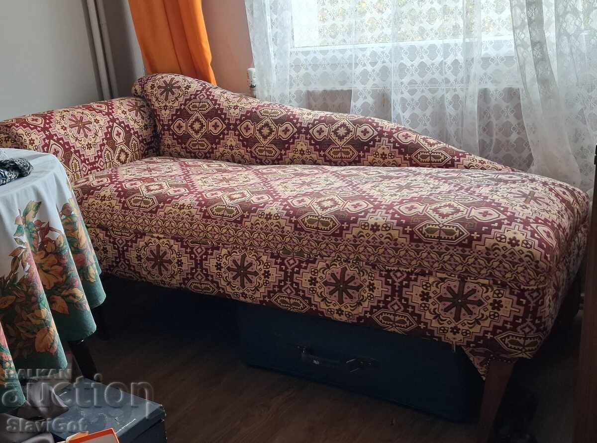 Αντίκα καναπές κουκέτα μιντέρ, ανατολίτικα μοτίβα 1 τμχ. BZC