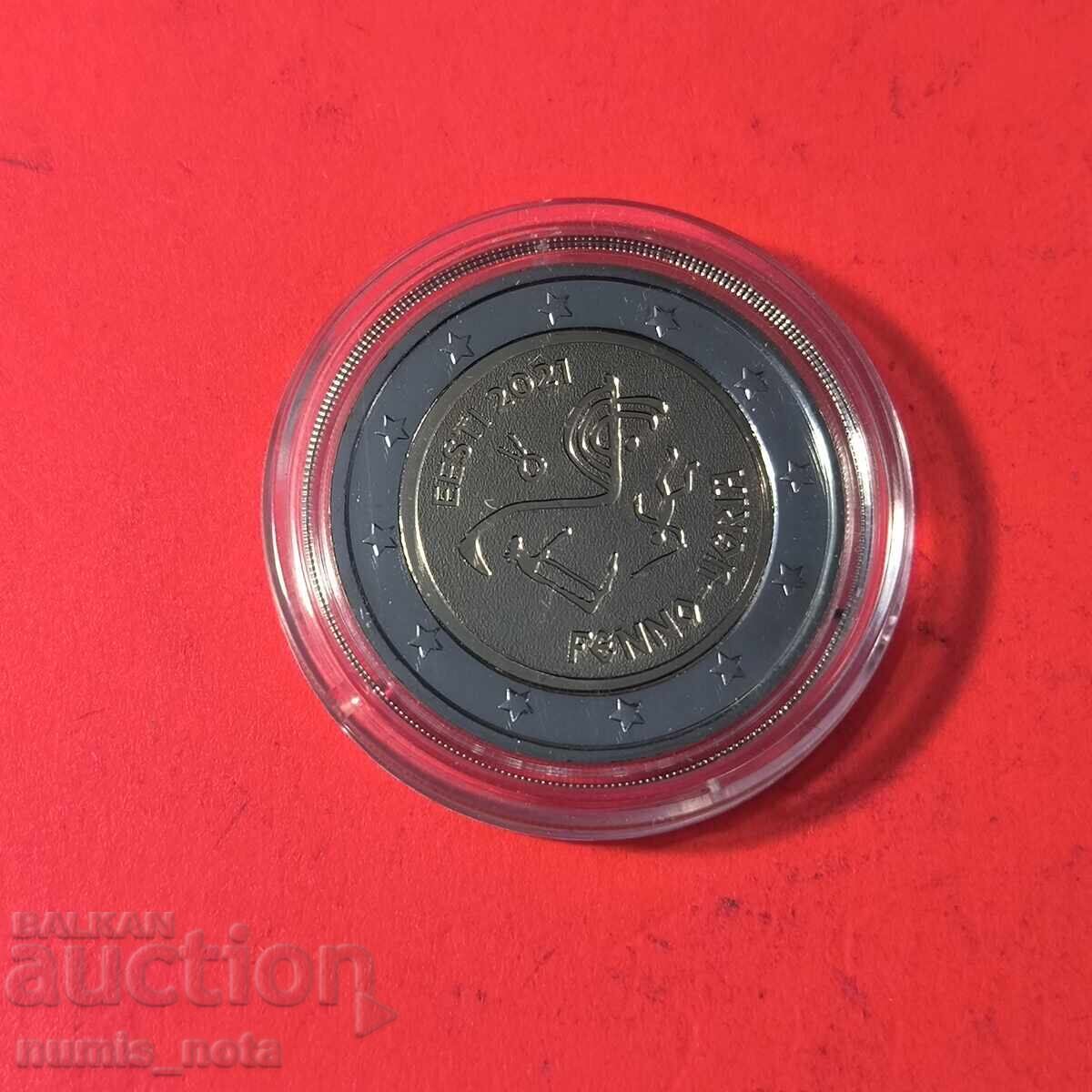 Εσθονία 2 ευρώ 2021 Ουγγρο-φιννικά έθνη Εσθονία 2 ευρώ 2021 Ουγγρο-φιννικά έθνη