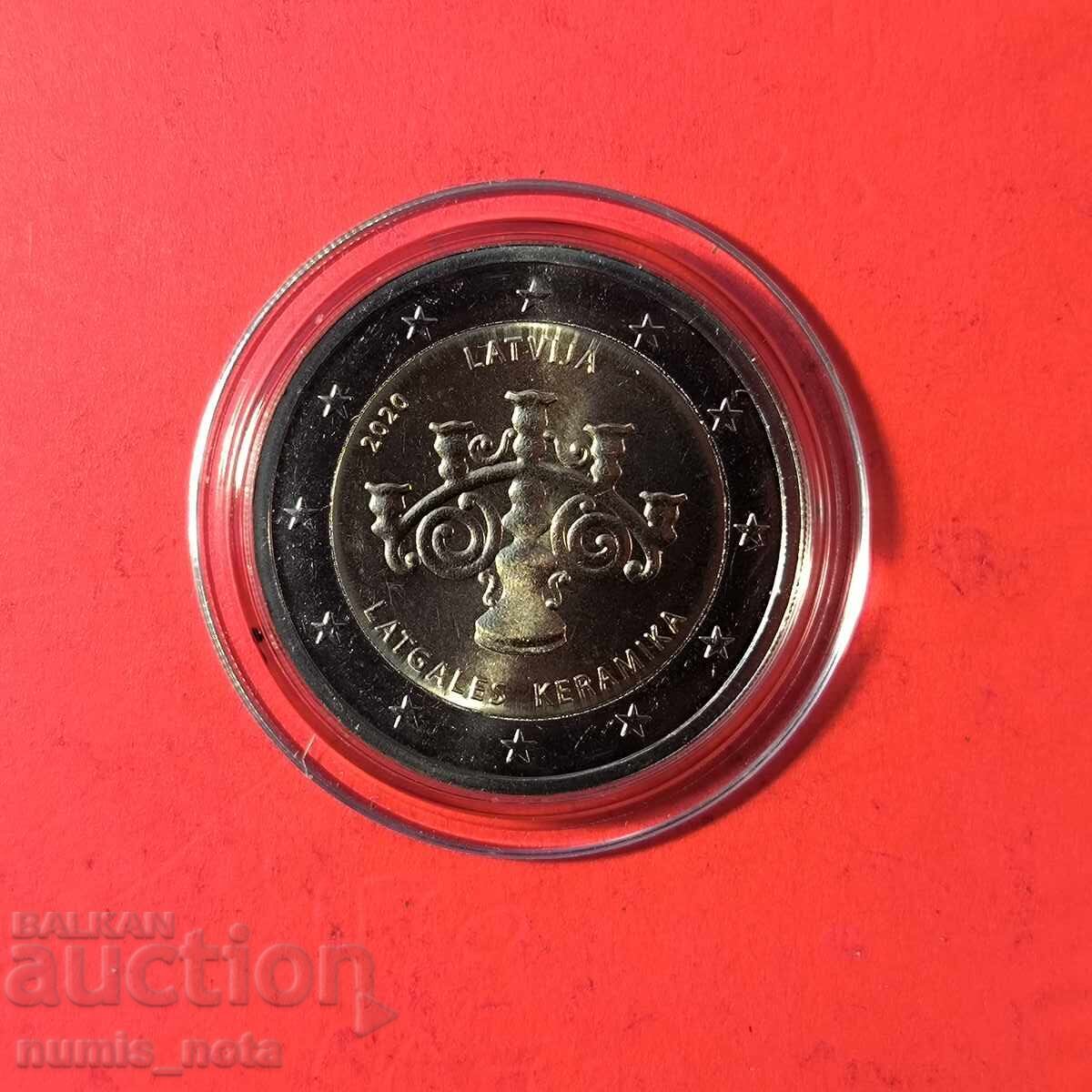 Latvia 2 Euro 2020 Latgalian Ceramics Latvia 2 Euro 2020 Latgalian Ceramics