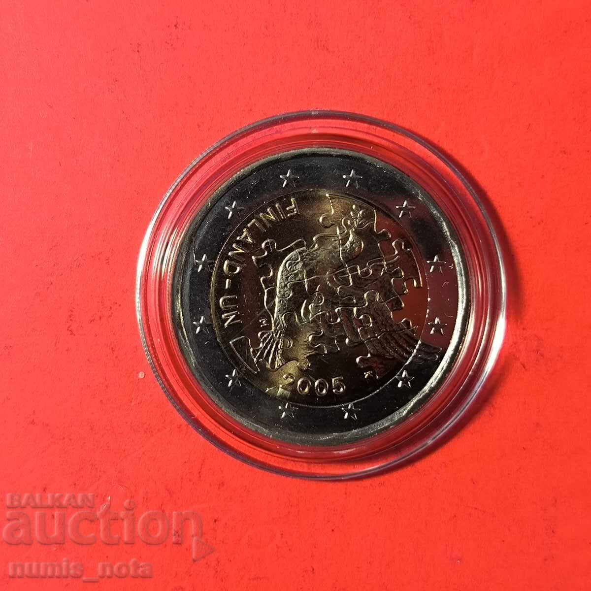 Finland 2 Euro 2005 60 Years UN Finland 2 Euro 2005 60 Years UN