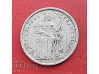 French Polynesia - 2 Francs 1983