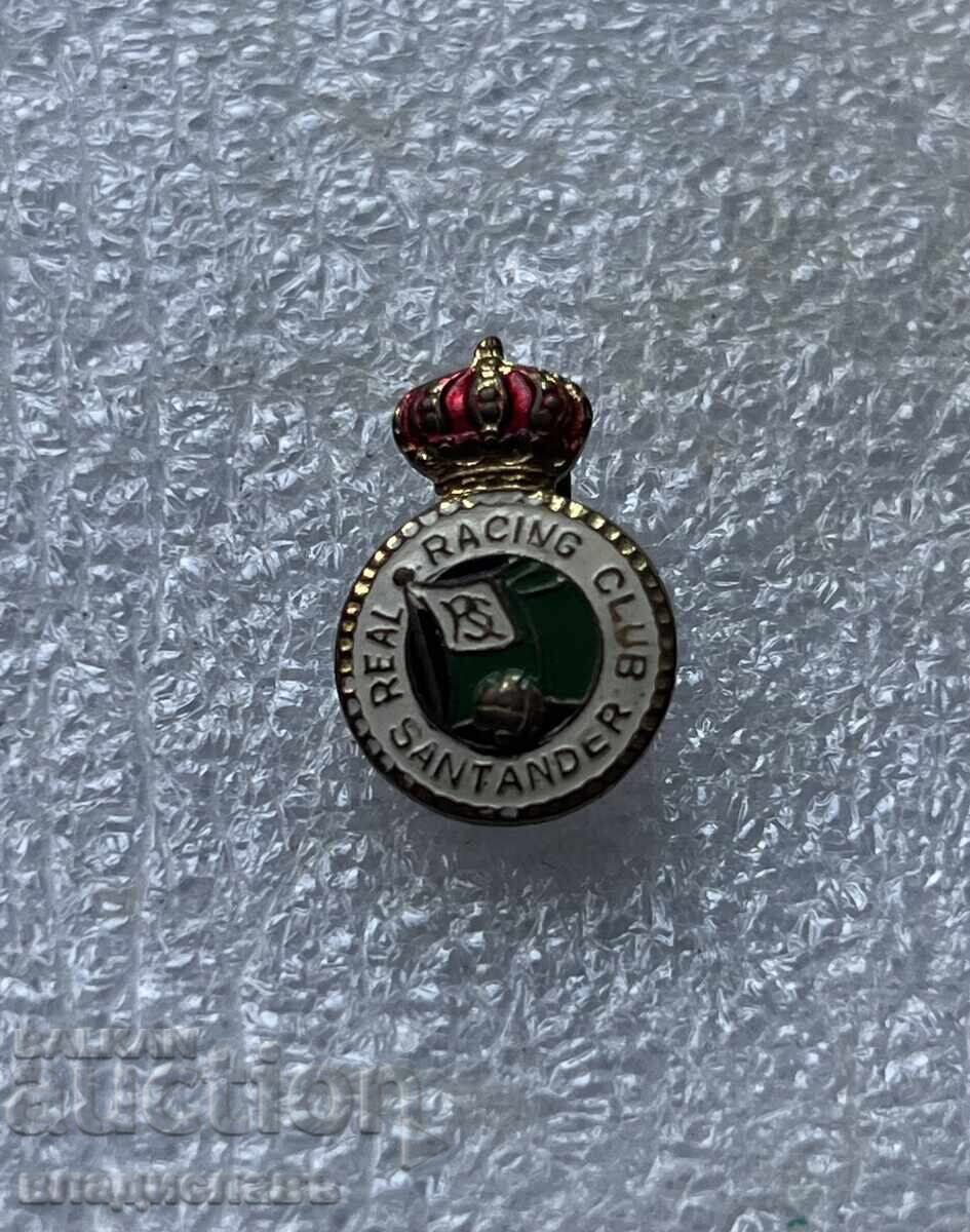 Ισπανία - παλιά ποδοσφαιρική κονκάρδα ΡΑΣΙΝΓ ΣΑΝΤΑΝΤΕΡ