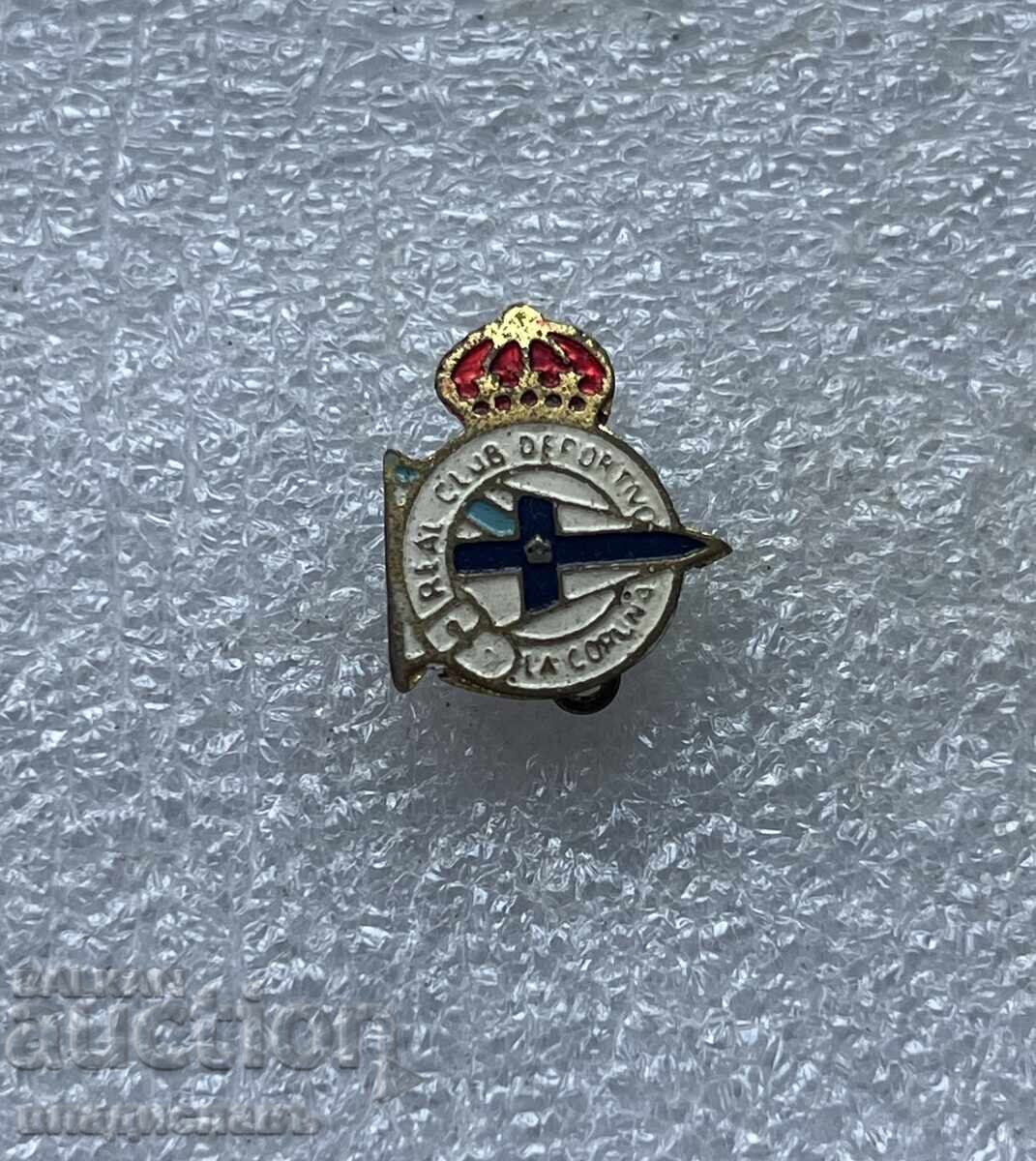 Spania - insignă de fotbal DEPORTIVO LA CORUÑA