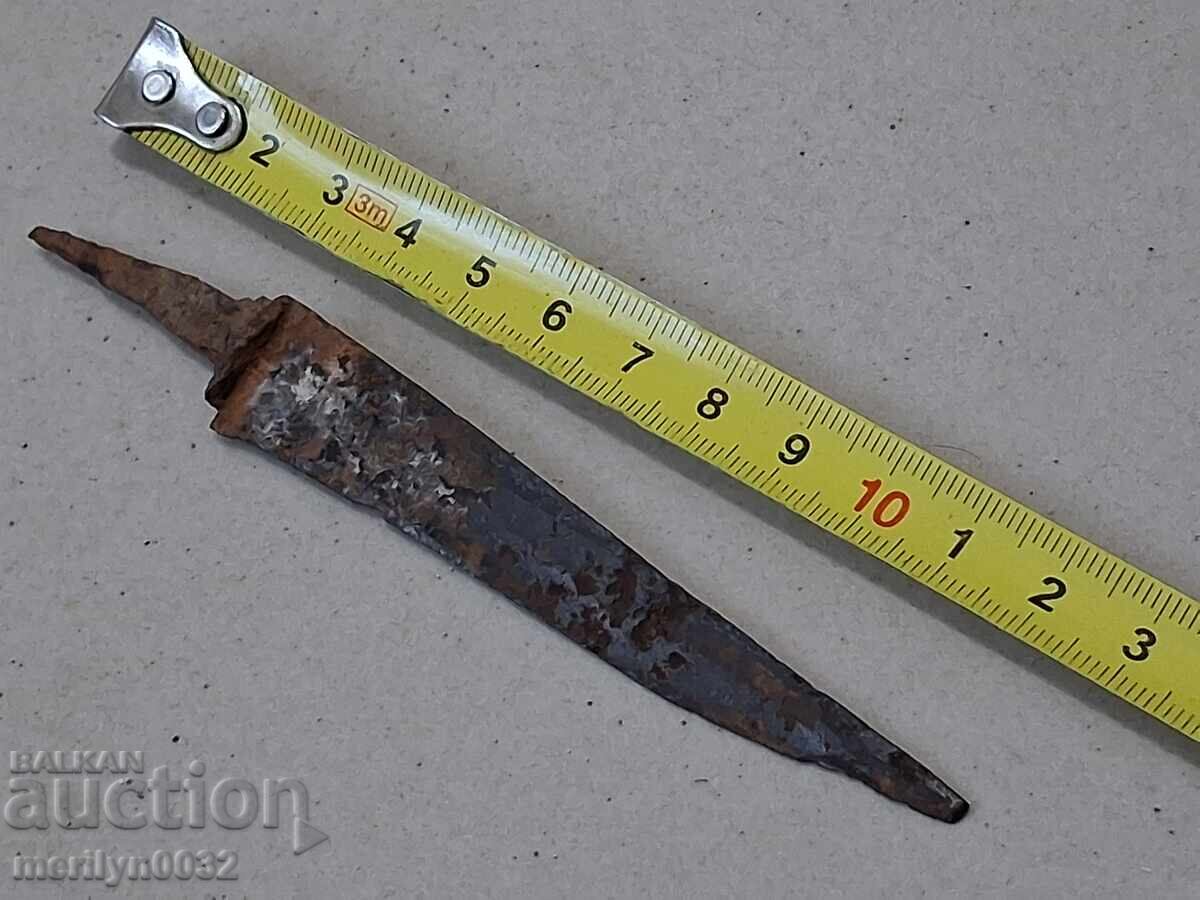 Османски нож бръснач острие на около 200-240 години - 5