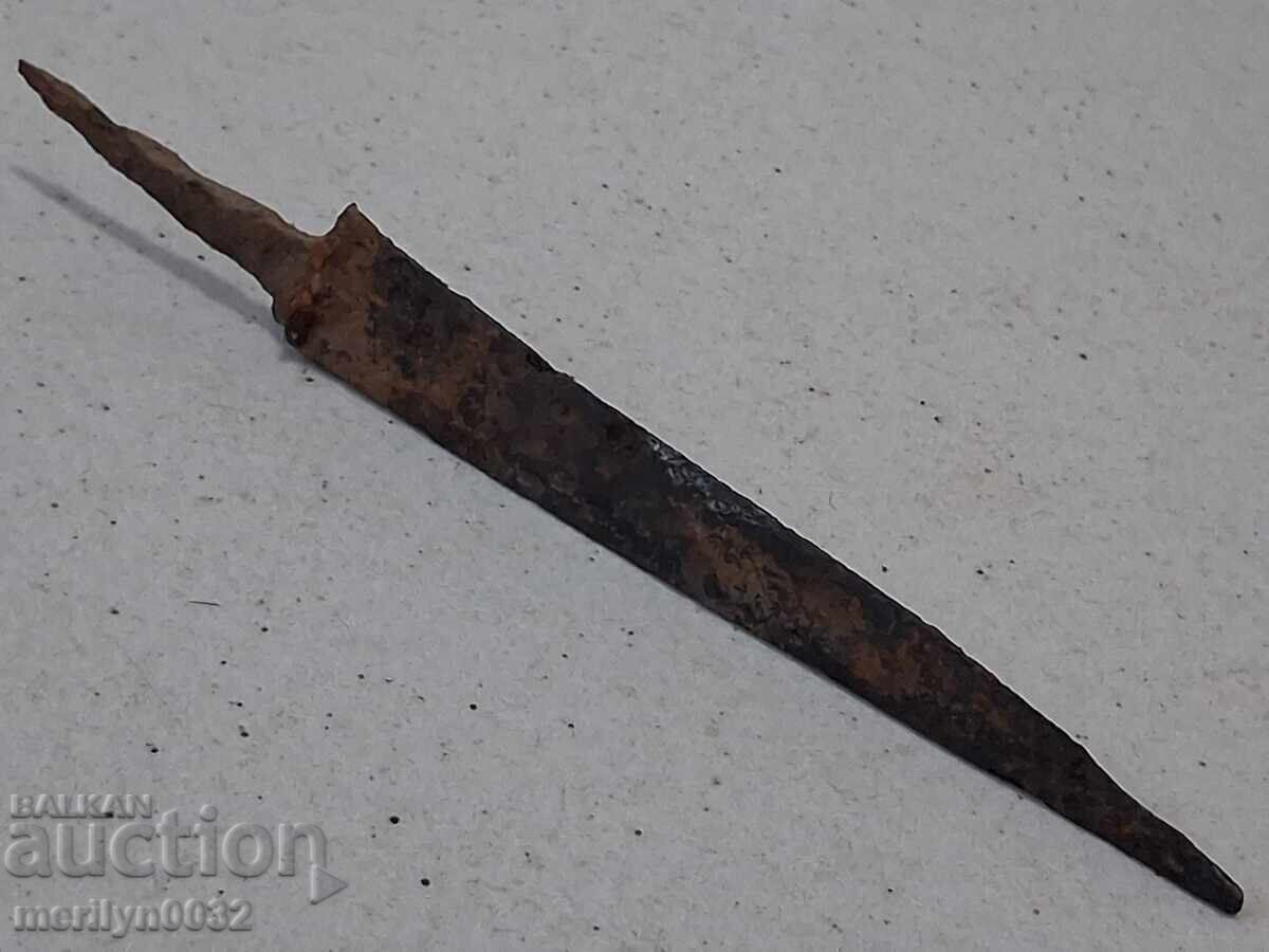 Османски нож бръснач острие на около 200-240 години - 6