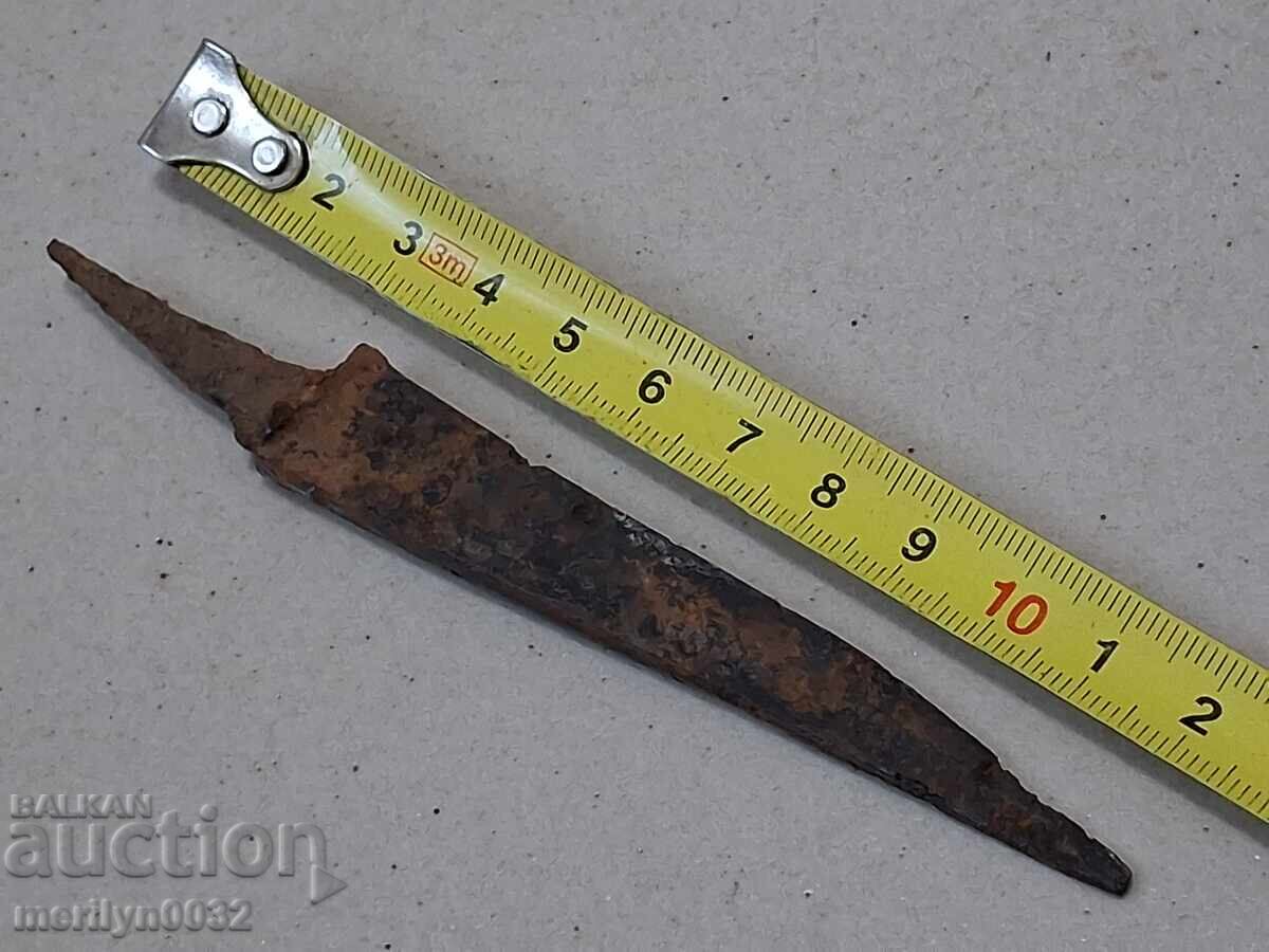 Османски нож бръснач острие на около 200-240 години - 7