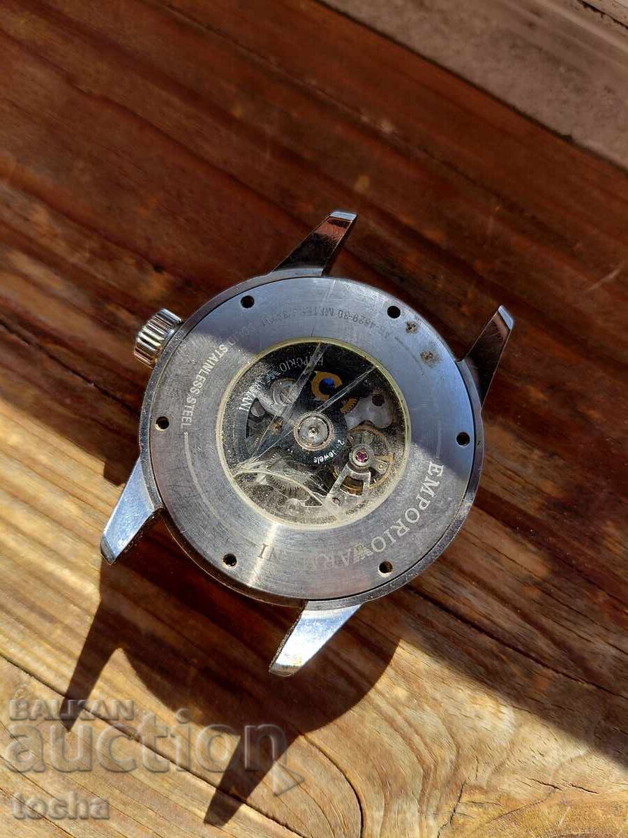 Delivery of Emporio Armani, Mechanical Skeleton. BZC Delivery of Emporio Armani, Mechanical Skeleton. BZC