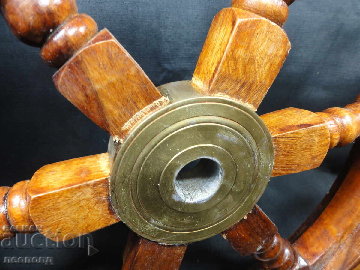 ΠΑΛΙΟ ΡΕΤΡΟ ΞΥΛΙΝΟ ΚΑΡΑΒΙ/ΙΣΤΙΟΦΟΡΟ ΤΙΜΟΝΙ ΠΗΔΑΛΙΟΥ - 5