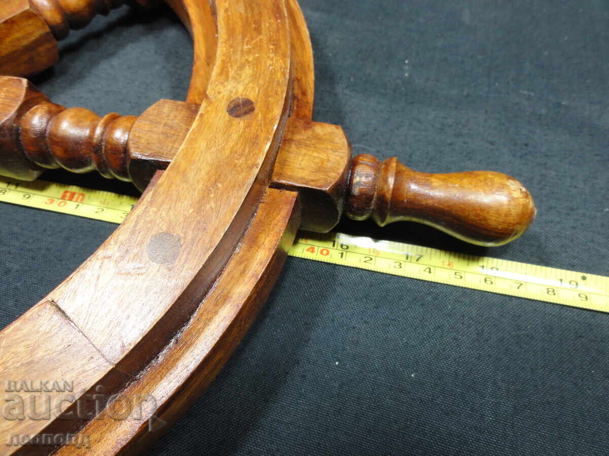 ΠΑΛΙΟ ΡΕΤΡΟ ΞΥΛΙΝΟ ΚΑΡΑΒΙ/ΙΣΤΙΟΦΟΡΟ ΤΙΜΟΝΙ ΠΗΔΑΛΙΟΥ - 6