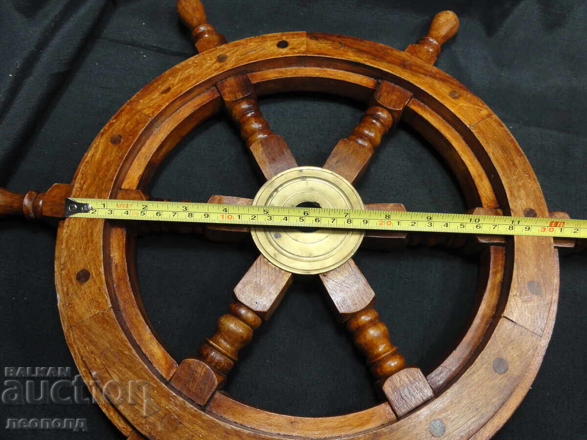 ΠΑΛΙΟ ΡΕΤΡΟ ΞΥΛΙΝΟ ΚΑΡΑΒΙ/ΙΣΤΙΟΦΟΡΟ ΤΙΜΟΝΙ ΠΗΔΑΛΙΟΥ - 7