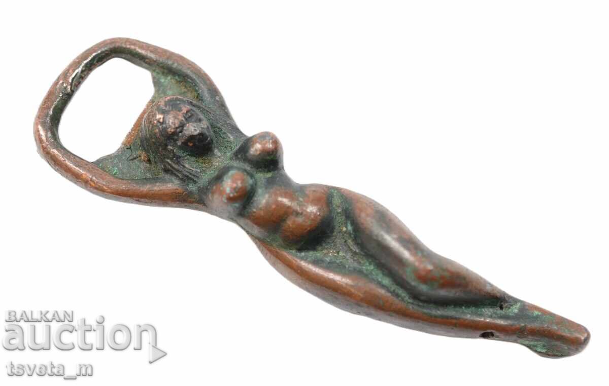Bronze bottle opener nude woman erotica with price 15.00 BGN | € 7.67