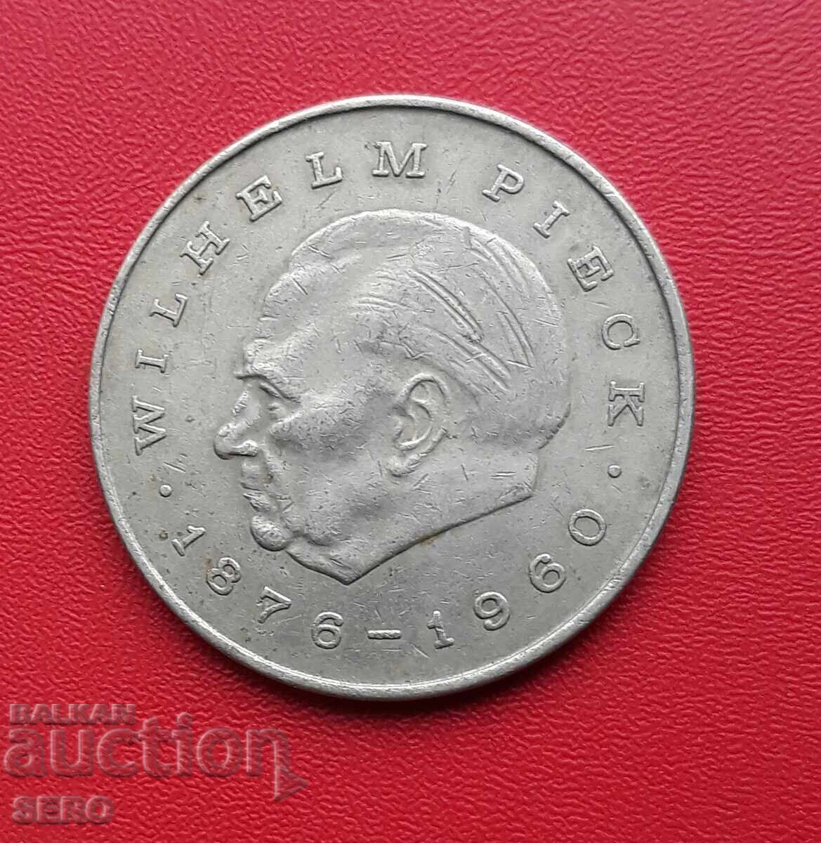 Германия-ГДР-20 марки 1972-Вилхелм Пик с цена 1.01 лв. | € 0.52