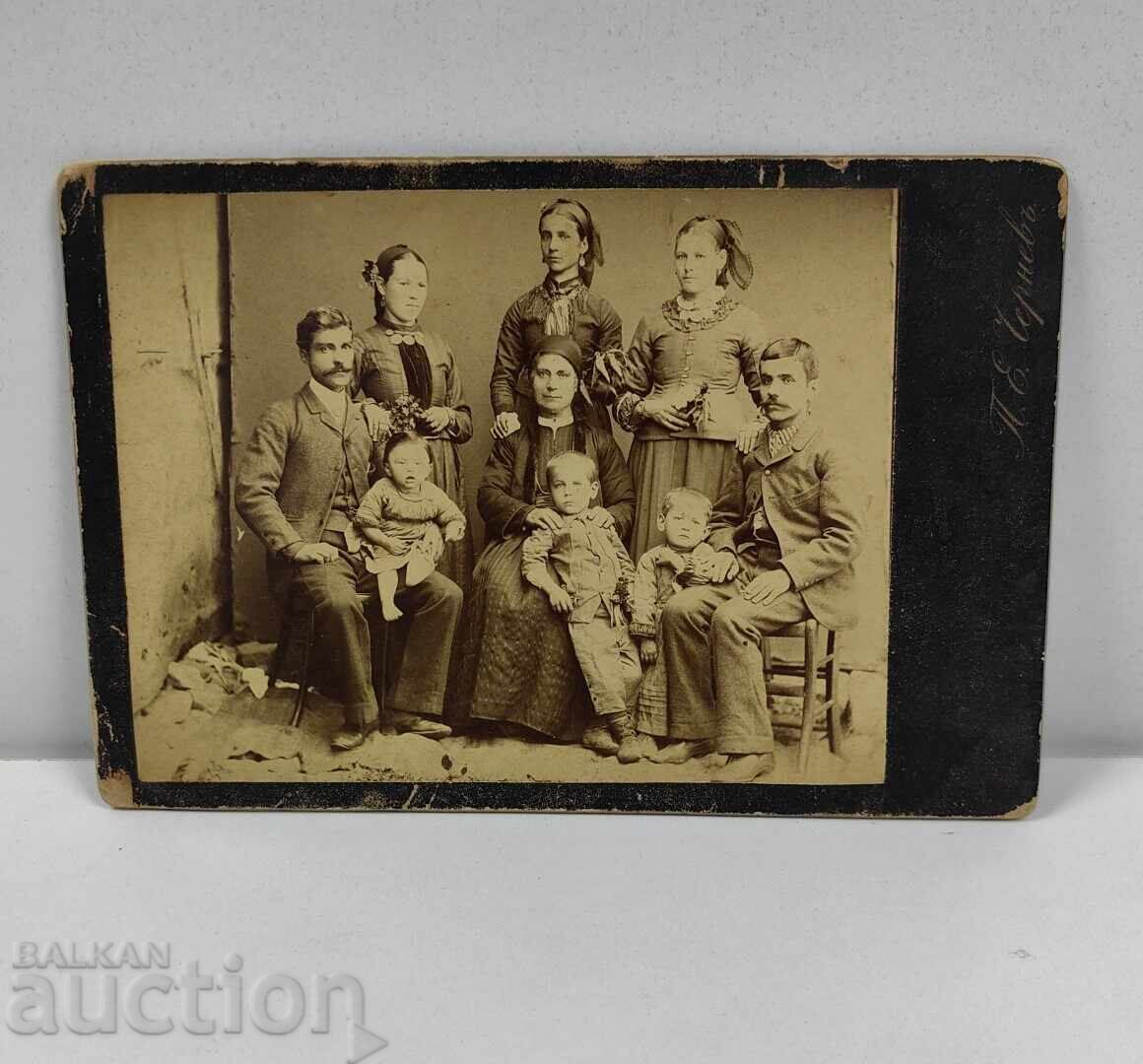 SFÂRȘITUL SECOLULUI AL XIX-LEA VRATZA CERNEV FOTOGRAFIE FOTOGRAFIE CARTON - 6