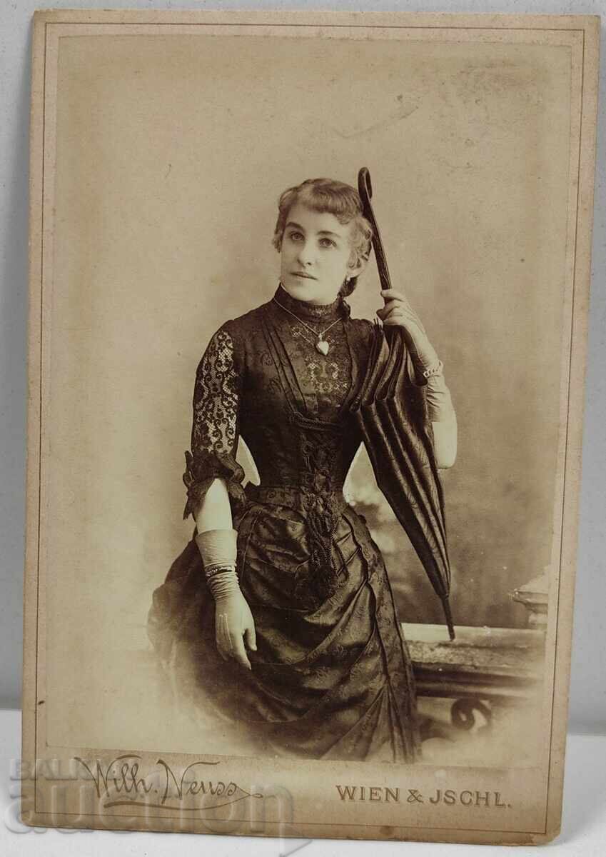 1887 ΕΛΕΓΑΝΤΙΚΗ ΓΥΝΑΙΚΑ ΠΑΛΙΑ ΦΩΤΟΓΡΑΦΙΑ ΦΩΤΟΓΡΑΦΙΑ ΚΑΡΤΟΝΙ - 5