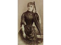 1887 ΕΛΕΓΑΝΤΙΚΗ ΓΥΝΑΙΚΑ ΠΑΛΙΑ ΦΩΤΟΓΡΑΦΙΑ ΦΩΤΟΓΡΑΦΙΑ ΚΑΡΤΟΝΙ