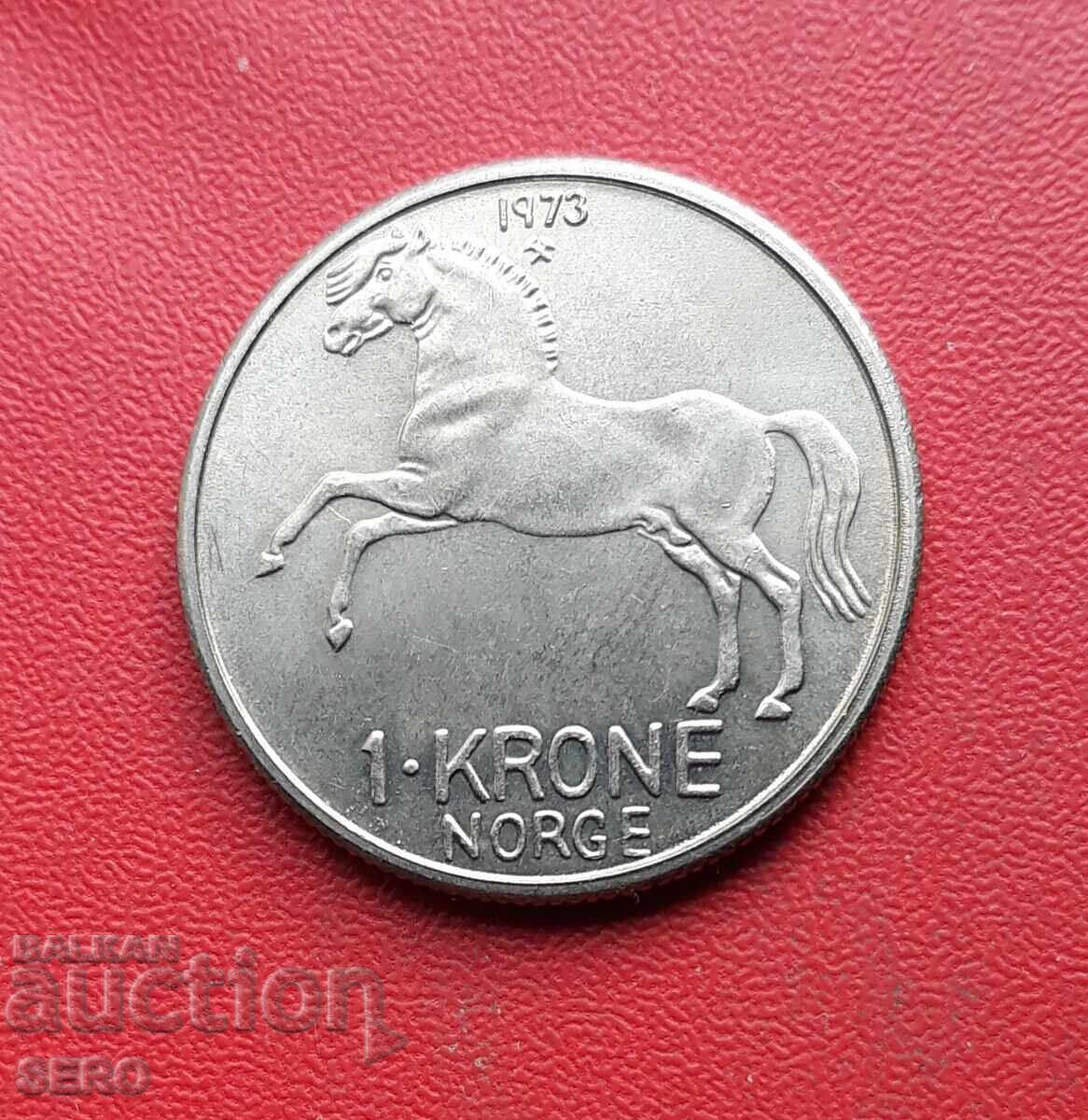 Norway - 1 Krone 1973 - Extremely well preserved Norway - 1 Krone 1973 - Extremely well preserved