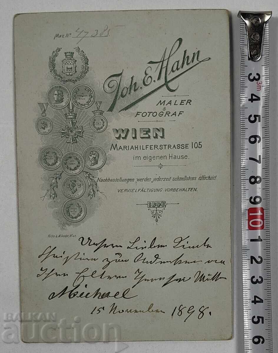 Δημοπρασία 1898 ΠΑΛΙΑ ΟΙΚΟΓΕΝΕΙΑΚΗ ΦΩΤΟΓΡΑΦΙΑ ΠΟΡΤΡΕΤΟ ΦΩΤΟΓΡΑΦΙΑ ΚΑΡΤΟΝΙ