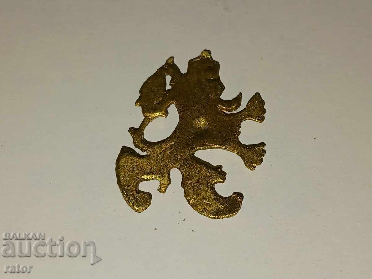 Δημοπρασία Χάλκινη κοκάρδα - λιοντάρι, λιοντάρι Βασίλειο της Βουλγαρίας. Στολή