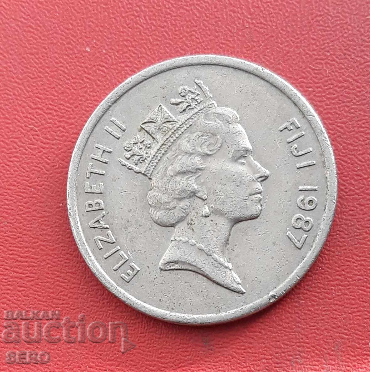 Fiji Island - 20 Cent 1987 - Small Mintage and Rare with price 3.01 BGN | € 1.54 Fiji Island - 20 Cent 1987 - Small Mintage and Rare with price 3.01 BGN | € 1.54