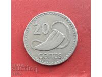 Fiji Island - 20 Cent 1987 - Small Mintage and Rare
