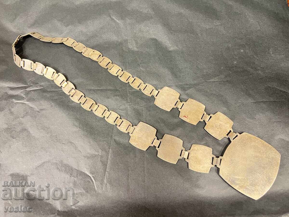 Licitație 1980 Cetățean de Onoare Stara Zagora Colier Medalie Ordin Semn