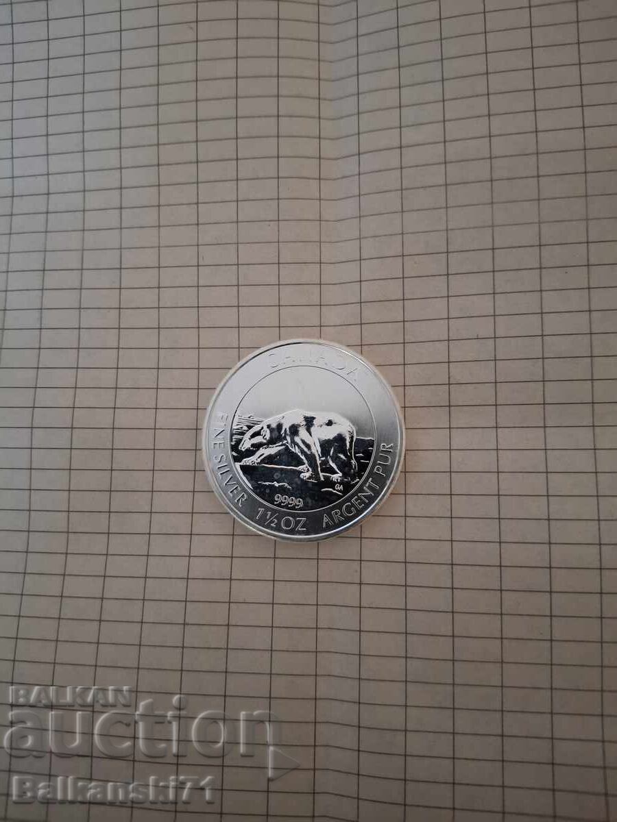 1,5 oz ασήμι 2013 Καναδάς με τιμή 138.00 BGN | € 70.56 1,5 oz ασήμι 2013 Καναδάς με τιμή 138.00 BGN | € 70.56