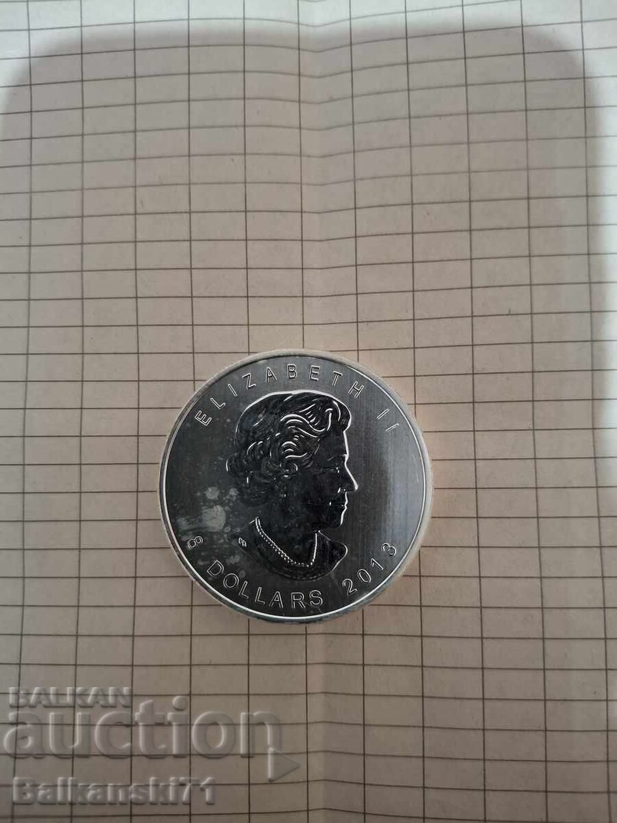 Παράδοση 1,5 oz ασήμι 2013 Καναδάς Παράδοση 1,5 oz ασήμι 2013 Καναδάς