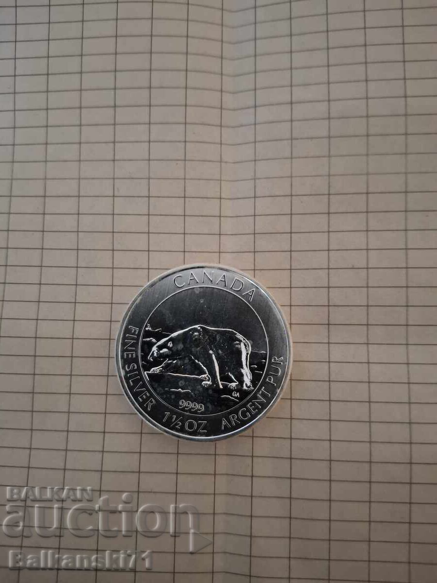1,5 oz ασήμι 2013 Καναδάς 1,5 oz ασήμι 2013 Καναδάς