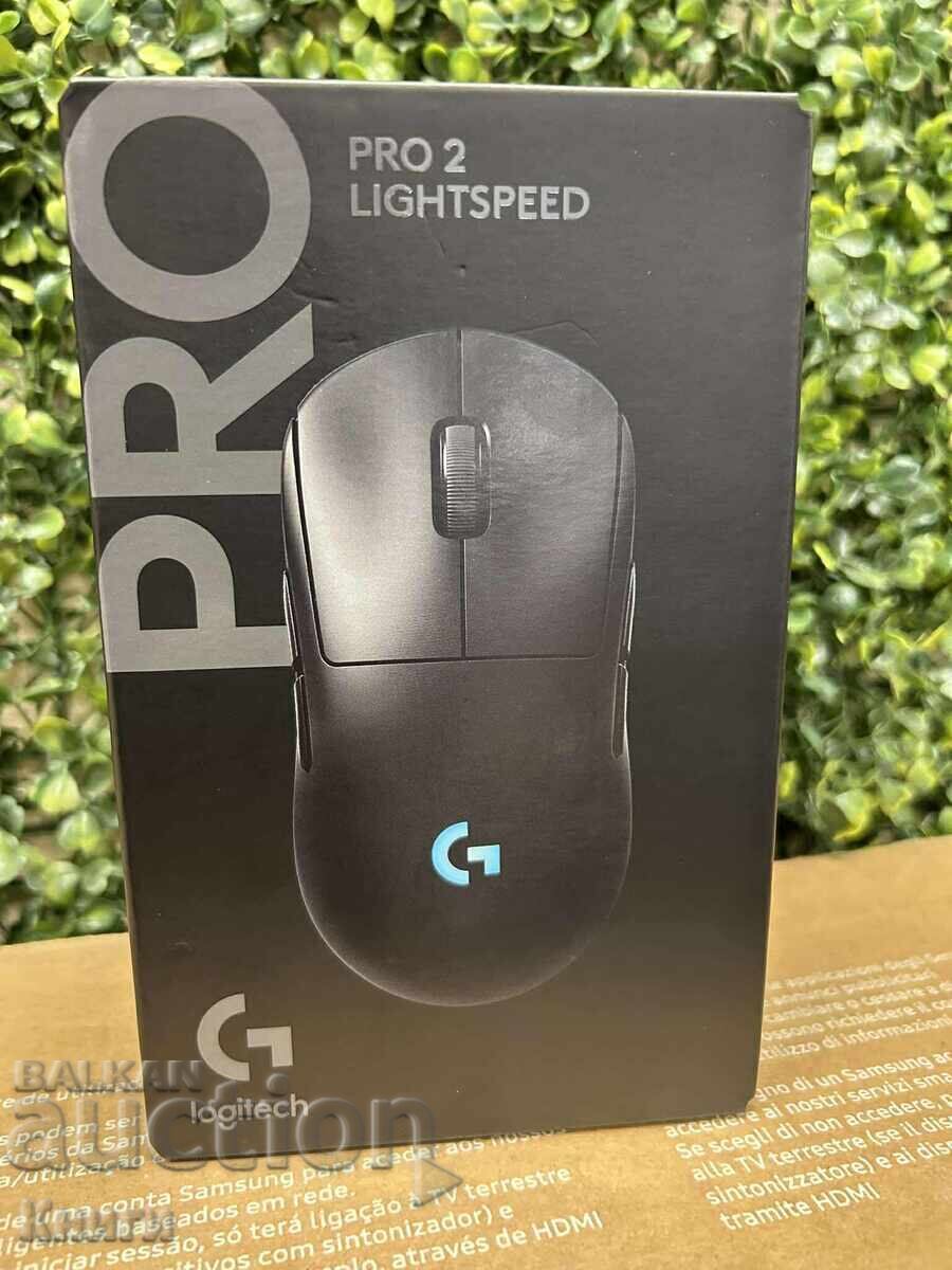 Logitech PRO 2 LIGHTSPEED Black Mouse - New
