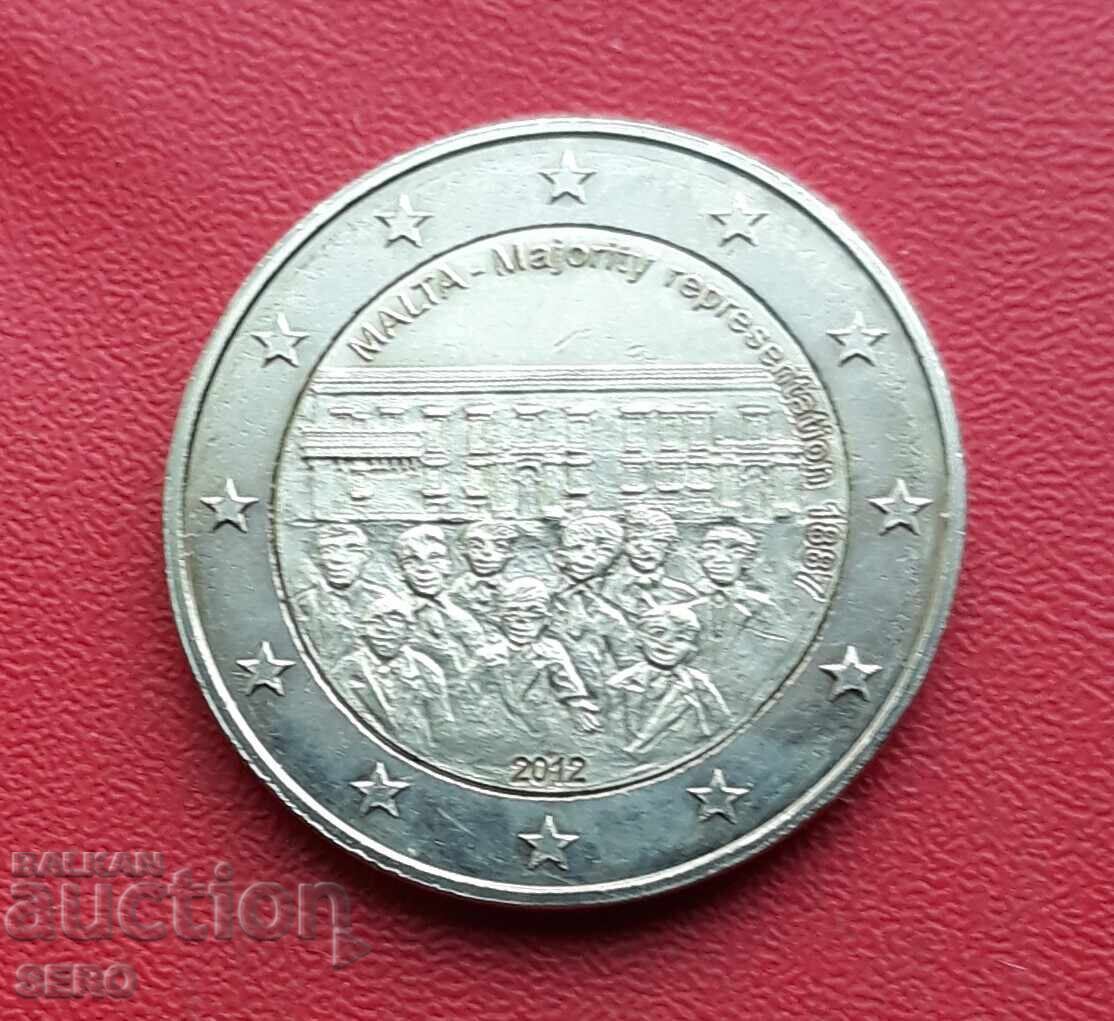 Malta - 2 euro 2012 - Constituția Maltei din 1887 cu preț 7.01 BGN | € 3.58