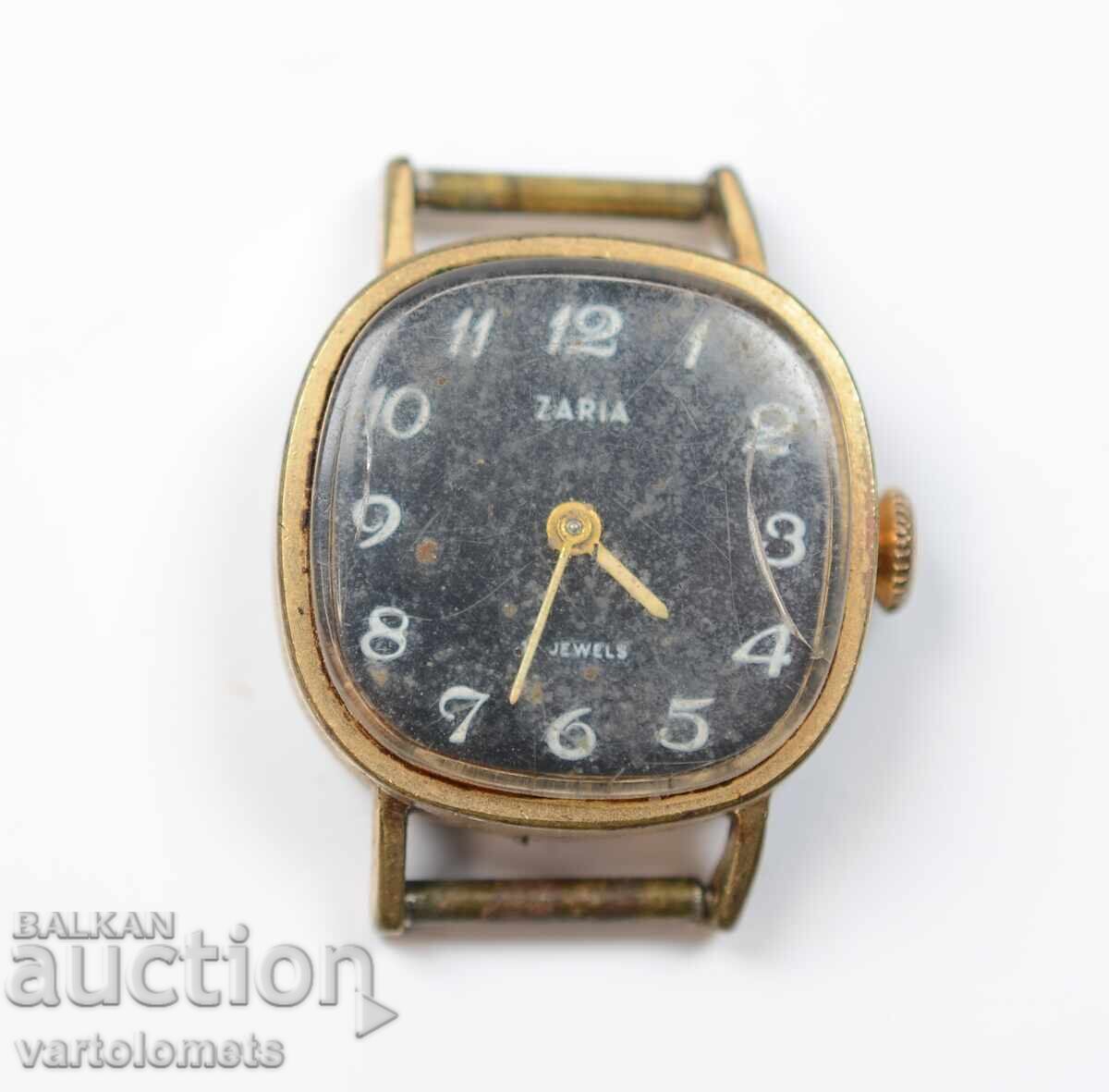 Women's watch ZARYA USSR with gold plating - works Women's watch ZARYA USSR with gold plating - works