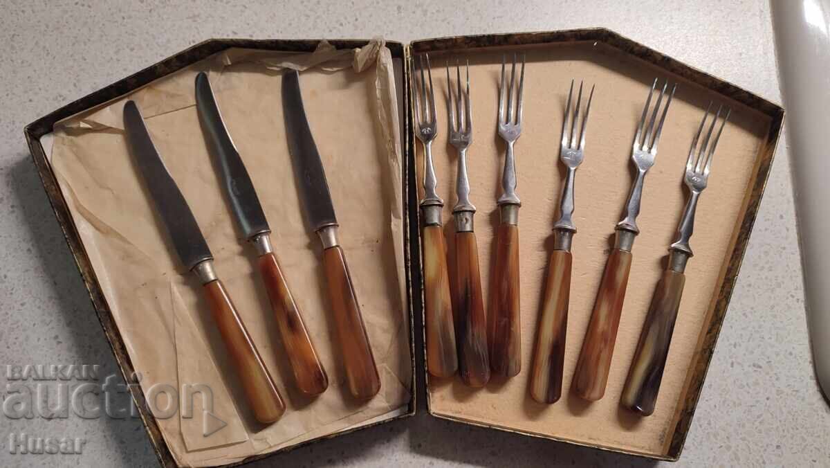 Solingen Two Little Storks. Knife and Fork