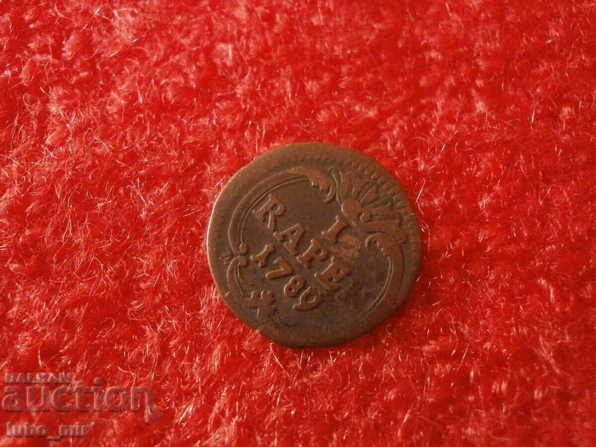 Auction SWITZERLAND 1 RAPPEN 1789 LUCERNE Auction SWITZERLAND 1 RAPPEN 1789 LUCERNE