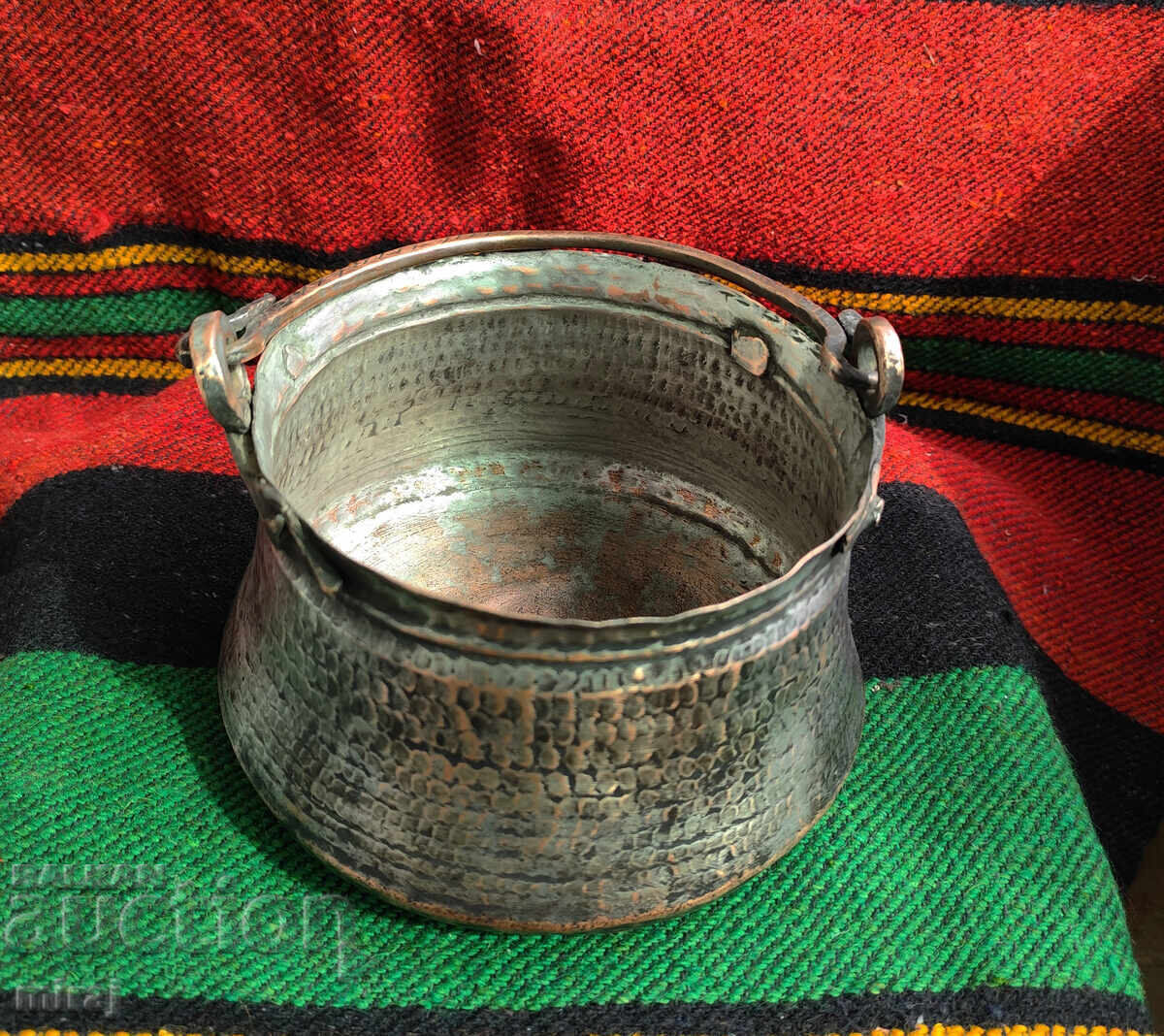 Δημοπρασία 2 τμχ. ΠΟΛΥ ΠΑΛΙΑ ΧΑΛΚΙΝΑ ΛΕΒΗΤΑ ΚΑΙ ΣΙΔΕΡΕΝΙΑ ΑΛΥΣΙΔΑ ΓΙΑ ΤΖΑΚΙ