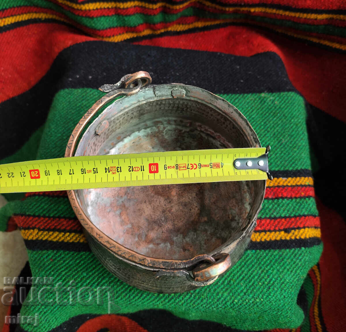 2 τμχ. ΠΟΛΥ ΠΑΛΙΑ ΧΑΛΚΙΝΑ ΛΕΒΗΤΑ ΚΑΙ ΣΙΔΕΡΕΝΙΑ ΑΛΥΣΙΔΑ ΓΙΑ ΤΖΑΚΙ - 6