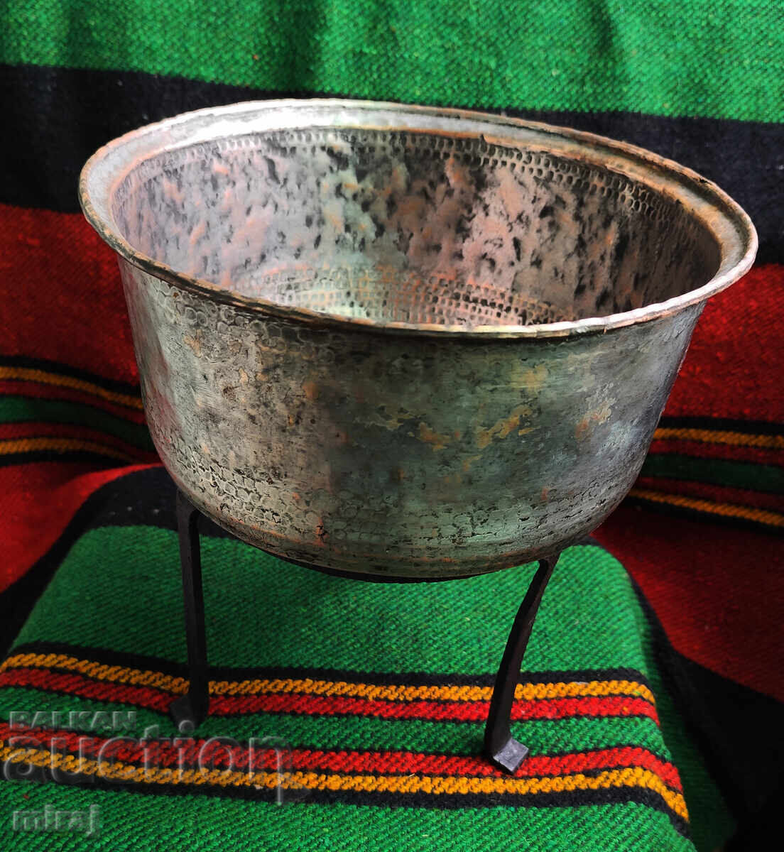 2 τμχ. ΠΑΛΙΑ ΧΕΙΡΟΠΟΙΗΤΑ ΣΙΔΕΡΕΝΙΑ ΚΑΤΣΑΡΟΛΙΑ ΜΕ ΚΑΠΑΚΙ ΚΑΙ ΣΑΤΖΕΚ ΓΙΑ ΤΖΑΚΙ - 5