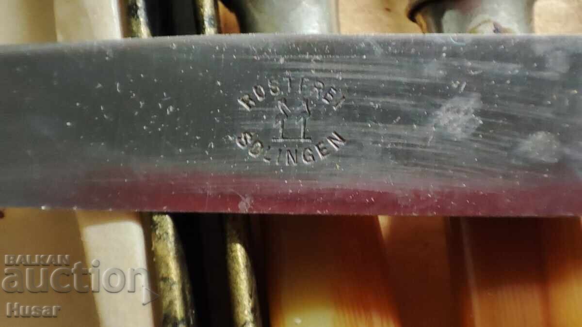 Solingen Δύο Πελαργοί. Μαχαίρι και πιρούνι μέρος σετ με τιμή € 29.99 | 58.66 BGN