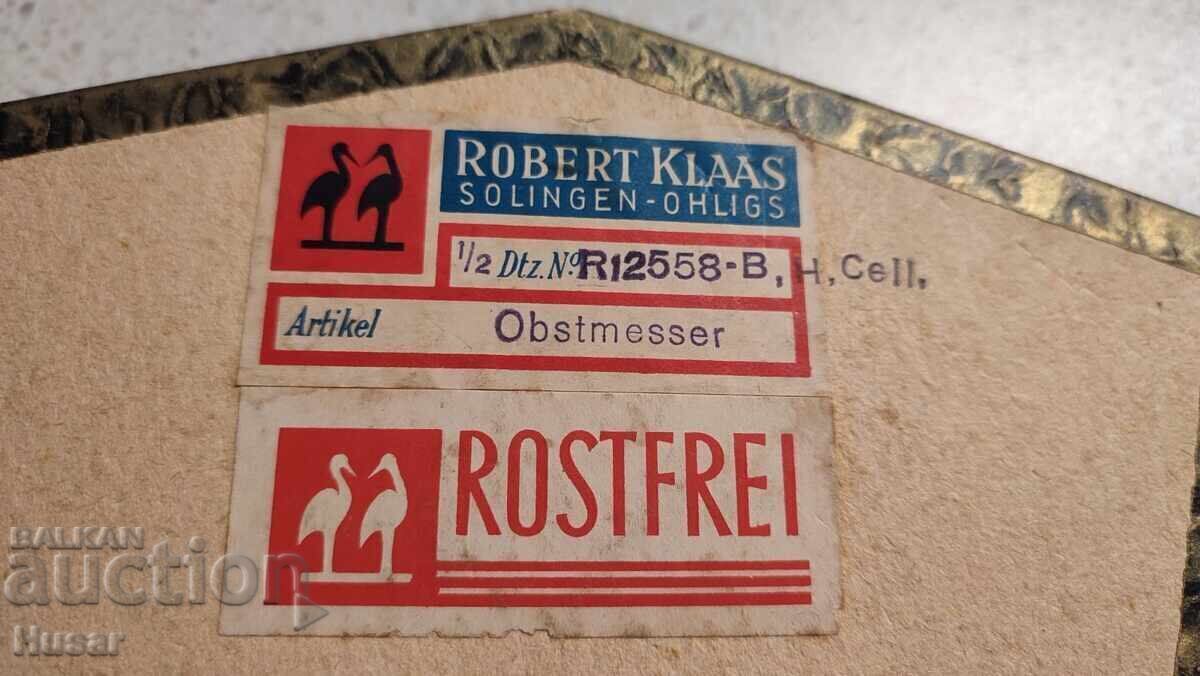 Solingen Δύο Πελαργοί. Μαχαίρι και πιρούνι μέρος σετ - 5 Solingen Δύο Πελαργοί. Μαχαίρι και πιρούνι μέρος σετ - 5