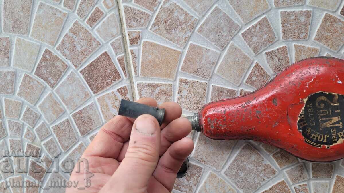 Powder Flask. Old British Powder Flask - 6 Powder Flask. Old British Powder Flask - 6