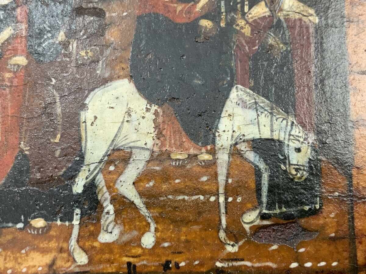 Παλιά ρωσική εικόνα 19ου αιώνα γιορτινή - 8 Παλιά ρωσική εικόνα 19ου αιώνα γιορτινή - 8