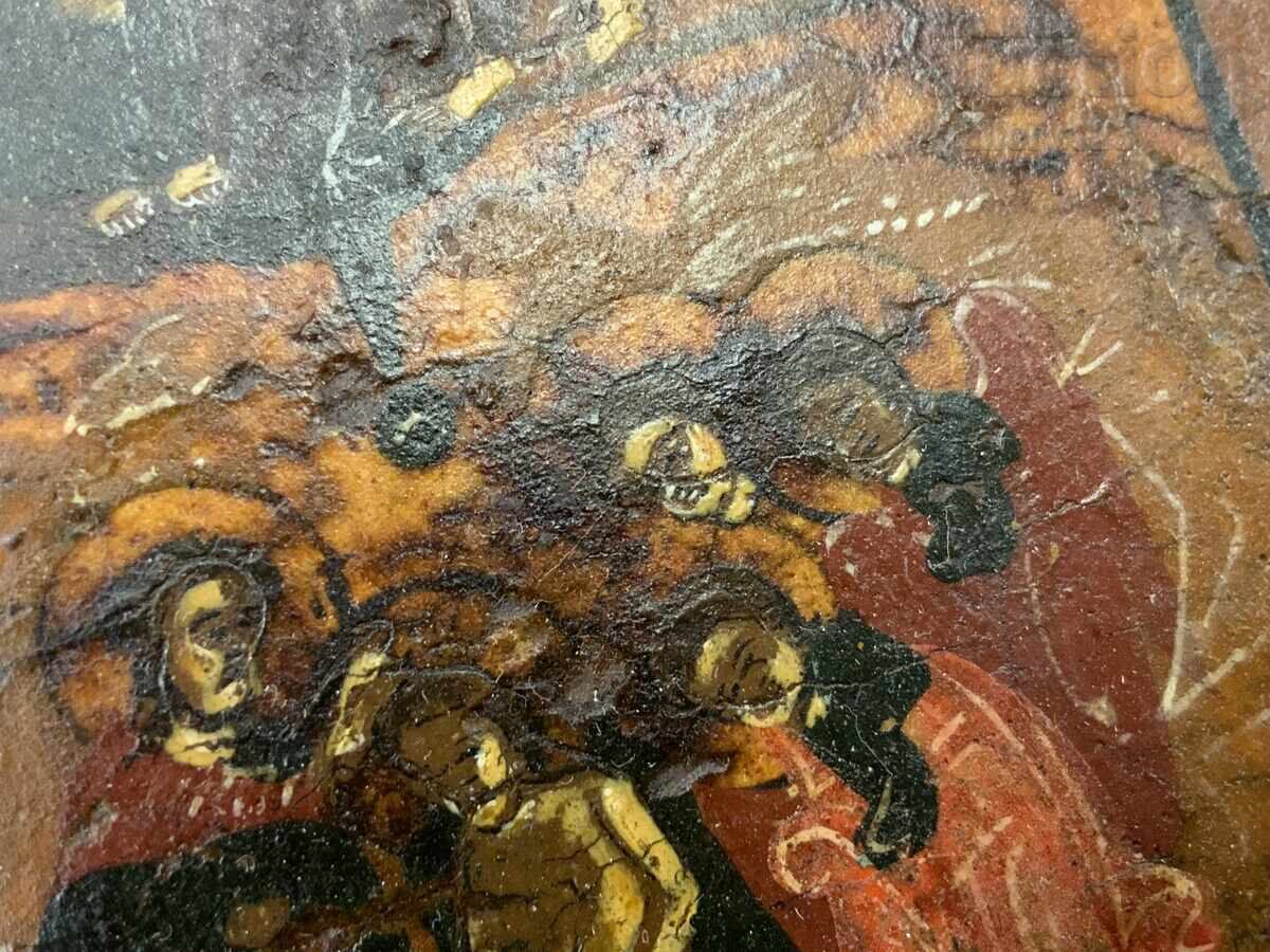 Παλιά ρωσική εικόνα 19ου αιώνα γιορτινή - 9 Παλιά ρωσική εικόνα 19ου αιώνα γιορτινή - 9