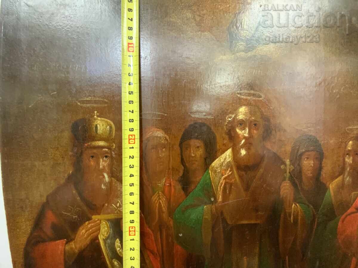 Delivery of Old large 60/62cm. Russian icon 19th century Delivery of Old large 60/62cm. Russian icon 19th century