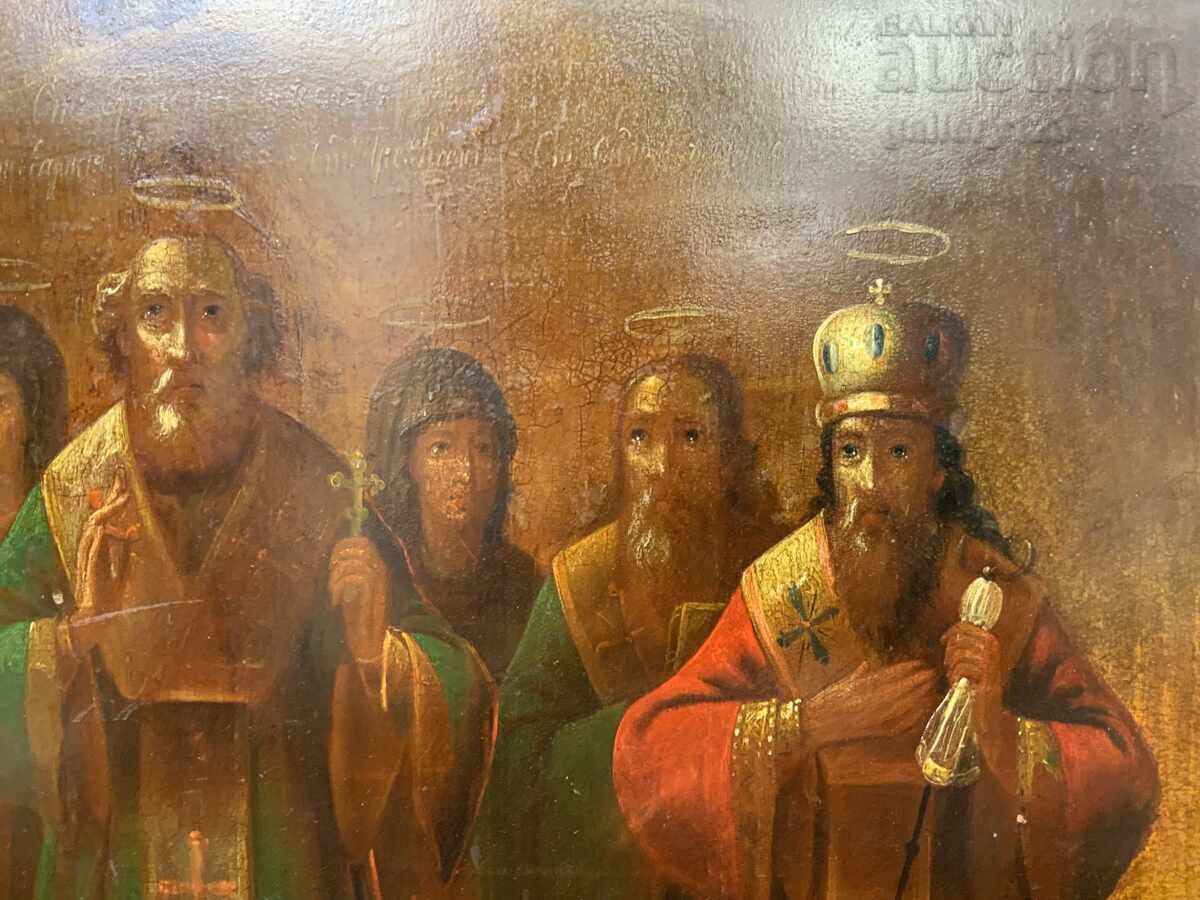 Old large 60/62cm. Russian icon 19th century - 6 Old large 60/62cm. Russian icon 19th century - 6