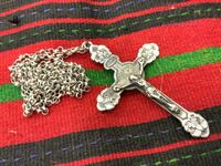Renaissance Cross, Silver, Hand-Cut